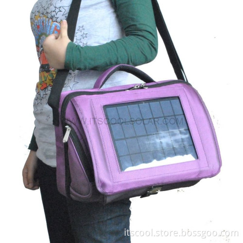 Small Solar Bag with Mobile Charger